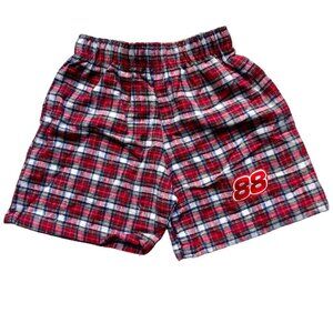 Vintage NASCAR Flannel Shorts #88 Dale Jarrett Dale Earnhardt Jr Kids Size 2 NEW